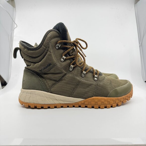 Columbia Boots Men Size 11 Green Fairbanks Omni-Heat Snow Boot High Waterproof - Picture 2 of 9